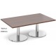 Reception Coffee Table – Chrome Base